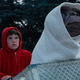 Elliot and E.T. on a bike.